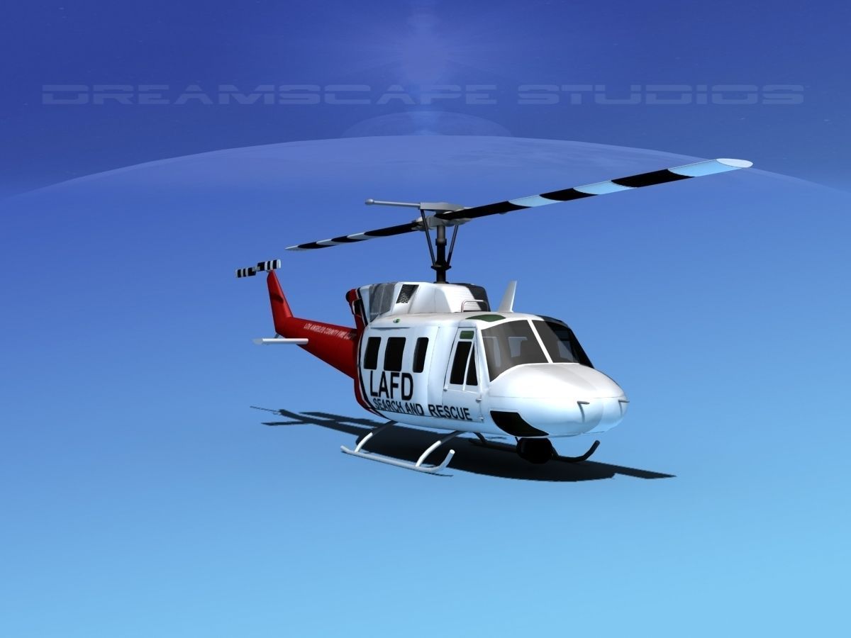 Bell 212 LAFD 3D model_7