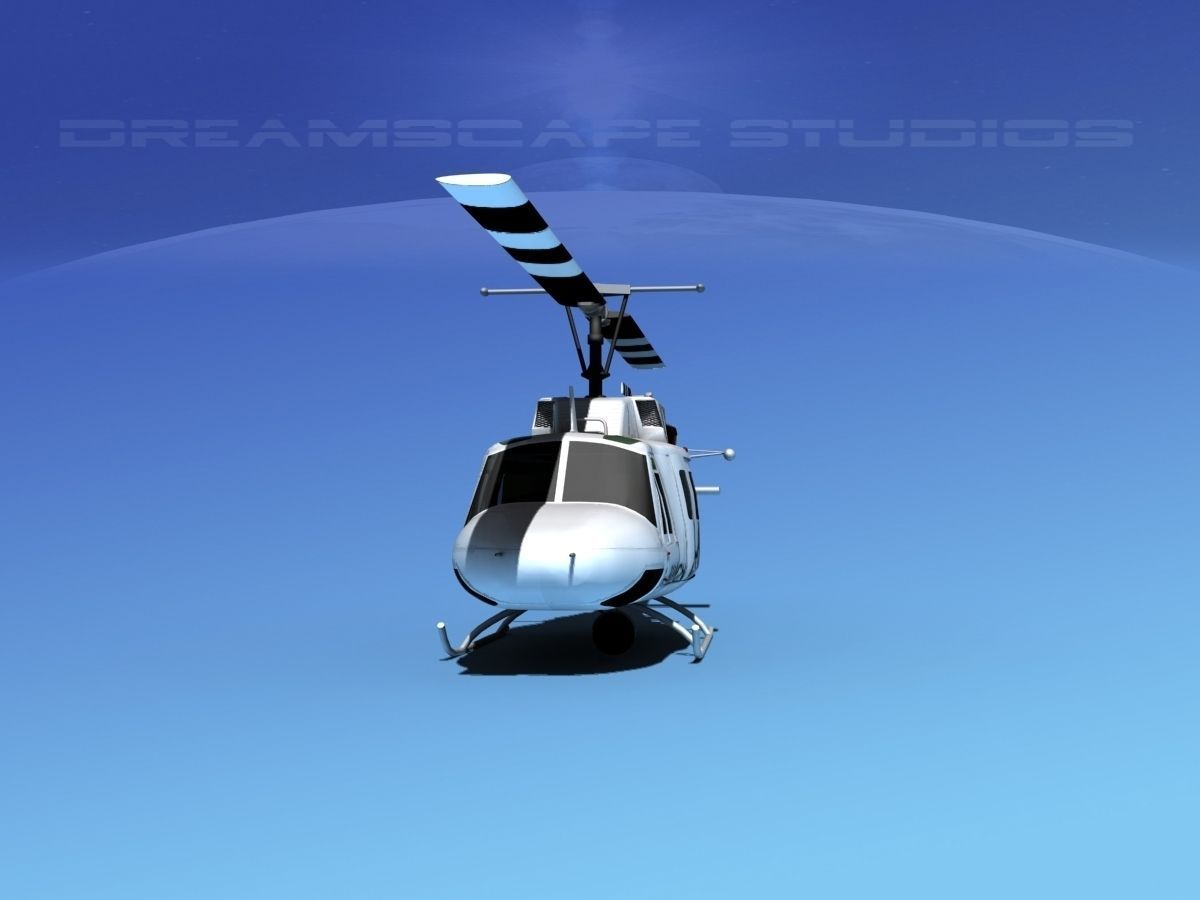 Bell 212 LAFD 3D model_6