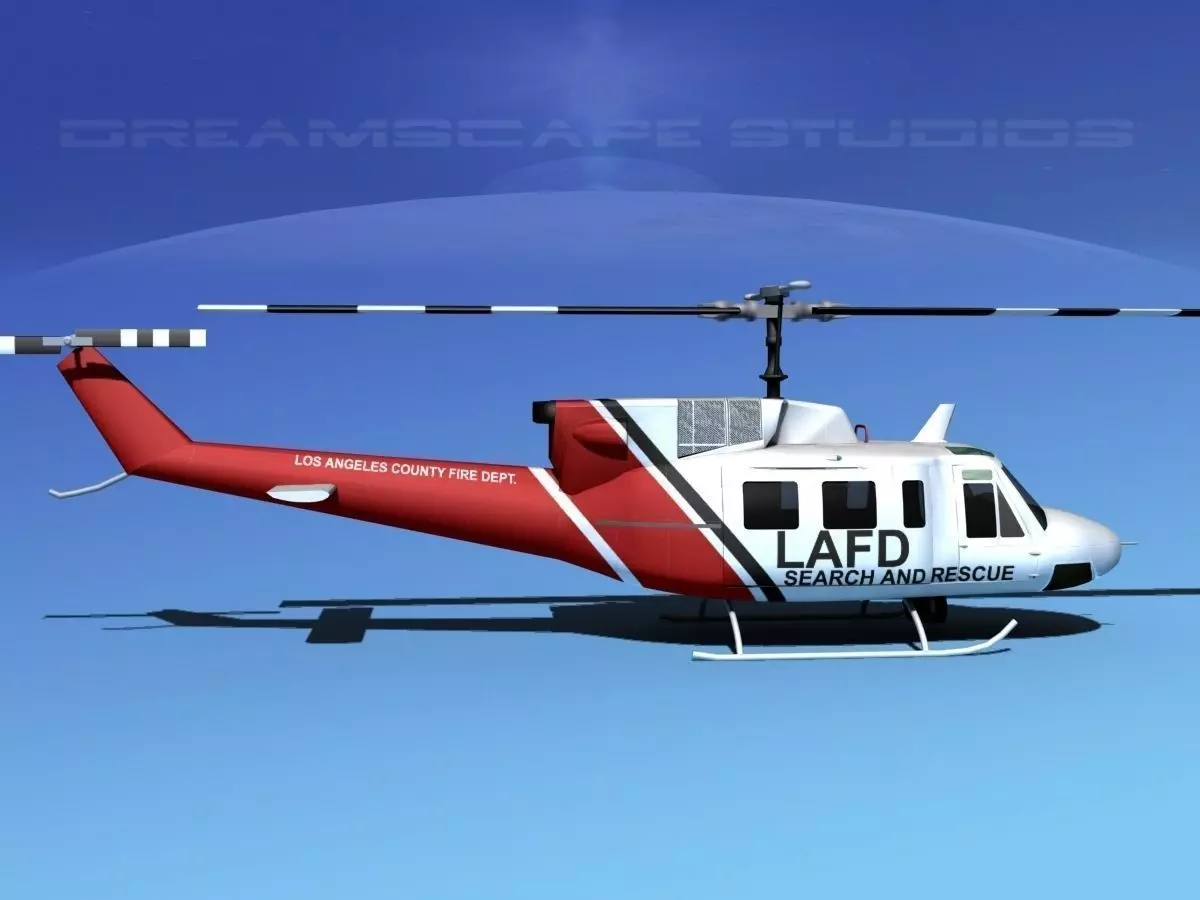 Bell 212 LAFD 3D model_0