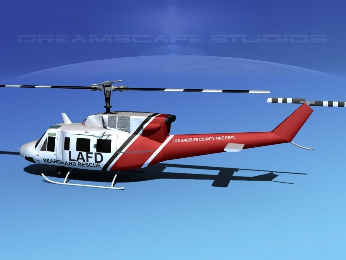 Bell 212 LAFD 3D model_13