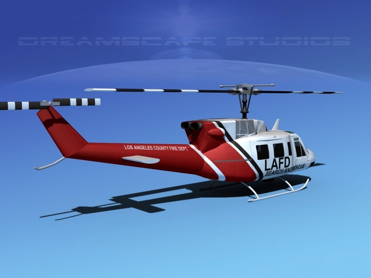 Bell 212 LAFD 3D model_9