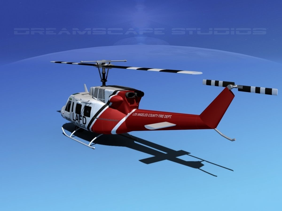 Bell 212 LAFD 3D model_11
