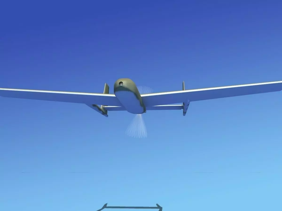 Mohajer 3 Drone V02 3D model_0