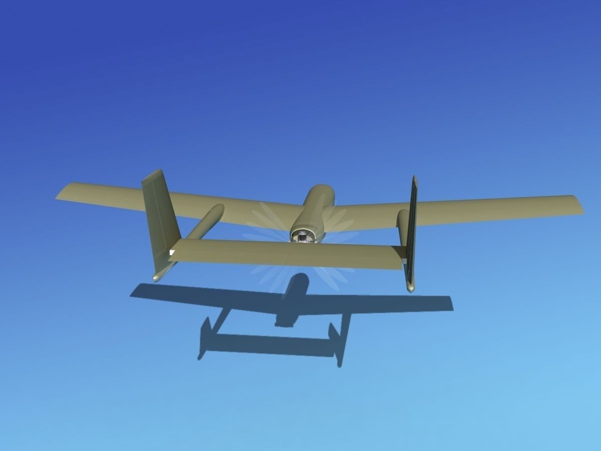Mohajer 3 Drone V02 3D model_6