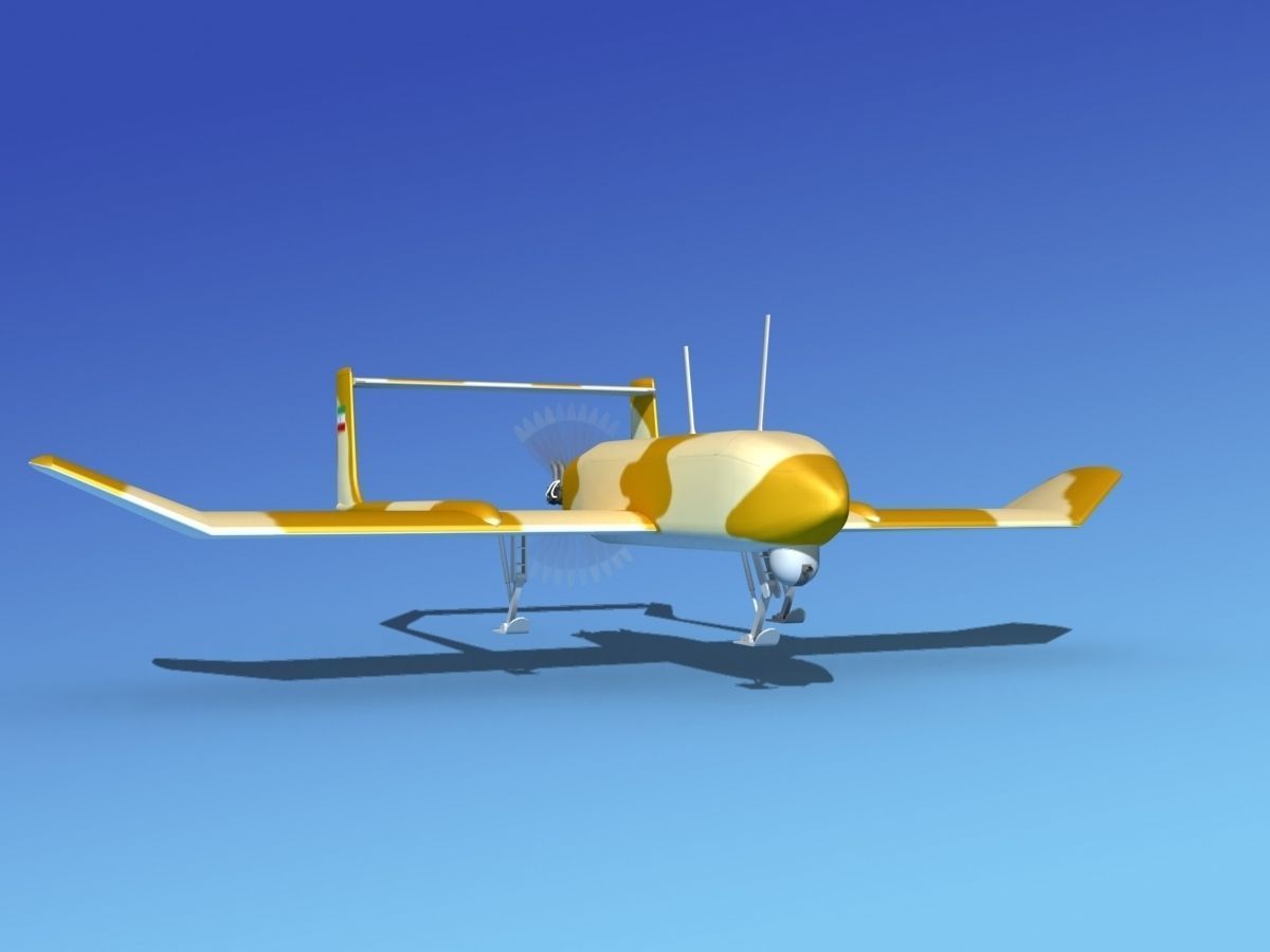 Mohajer 4 Drone V03 3D model_2