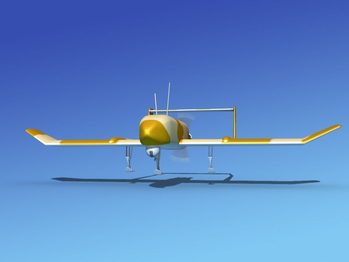 Mohajer 4 Drone V03 3D model_1