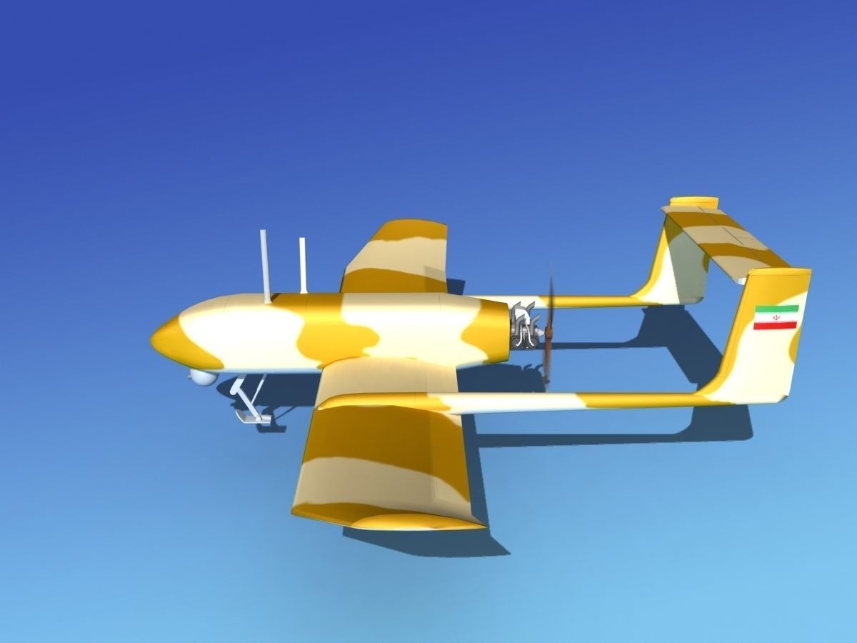 Mohajer 4 Drone V03 3D model_8