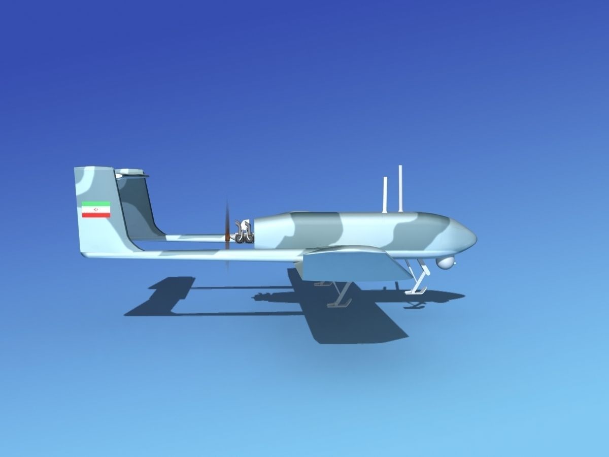 Mohajer 4 Drone V04 3D model_5