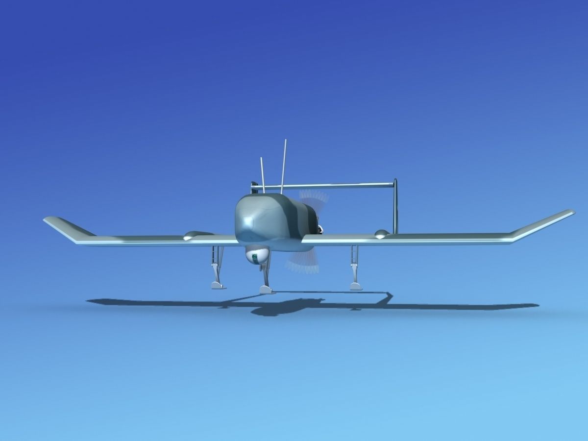 Mohajer 4 Drone V04 3D model_2