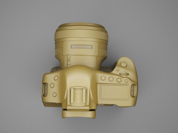 Canon Eos 1D-x DSLR Camera 3D model_18