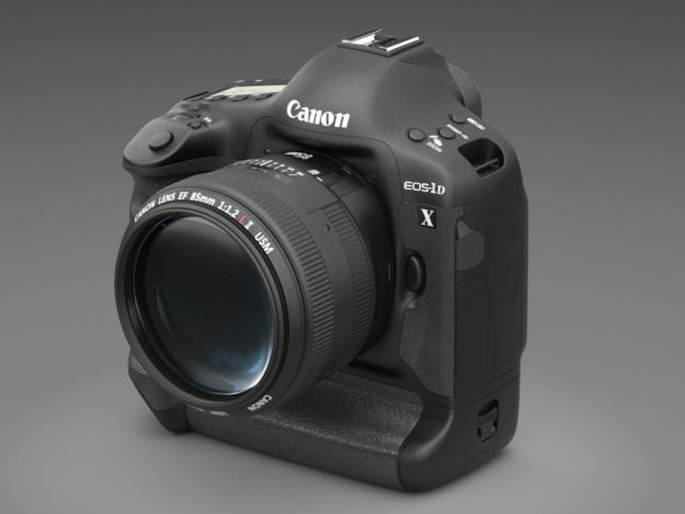 Canon Eos 1D-x DSLR Camera 3D model_9