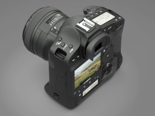 Canon Eos 1D-x DSLR Camera 3D model_5