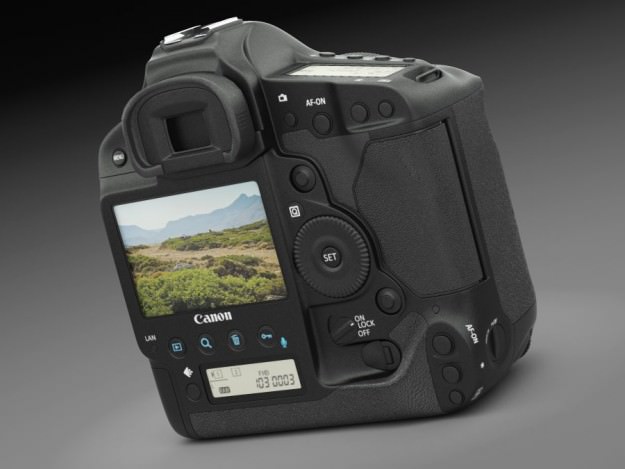 Canon Eos 1D-x DSLR Camera 3D model_1