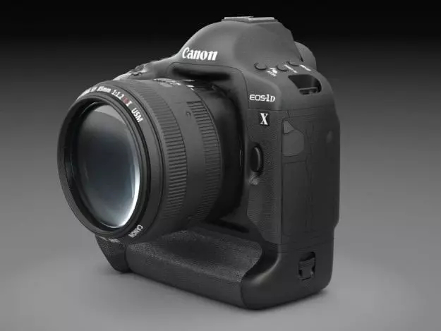 Canon Eos 1D-x DSLR Camera 3D model_0