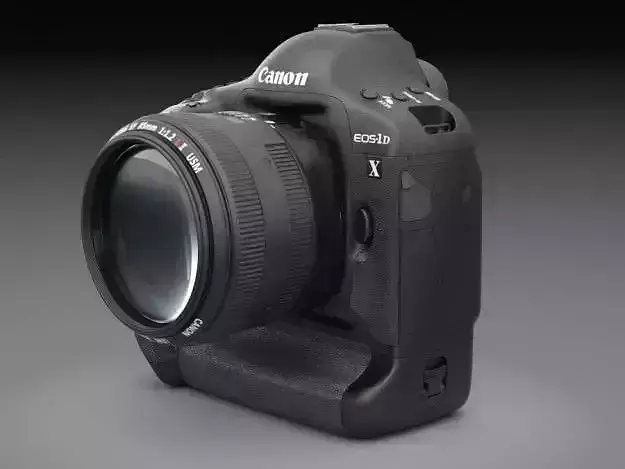 Canon Eos 1D-x DSLR Camera 3D model