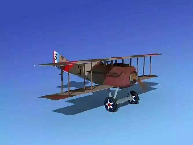 SPAD VII 3D model