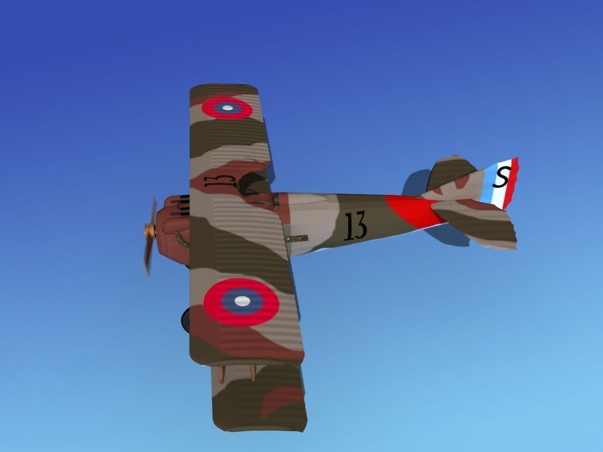 SPAD VII 3D model_8