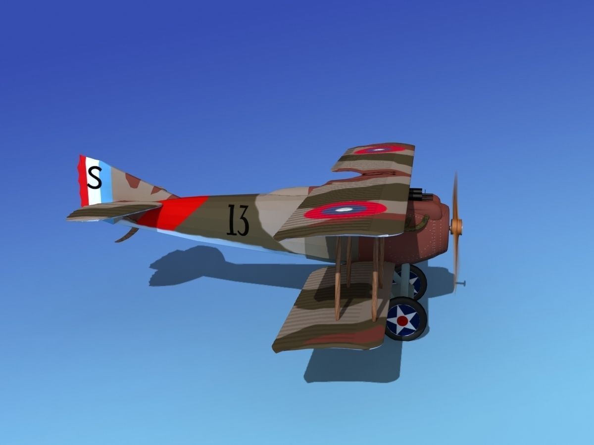 SPAD VII 3D model_4