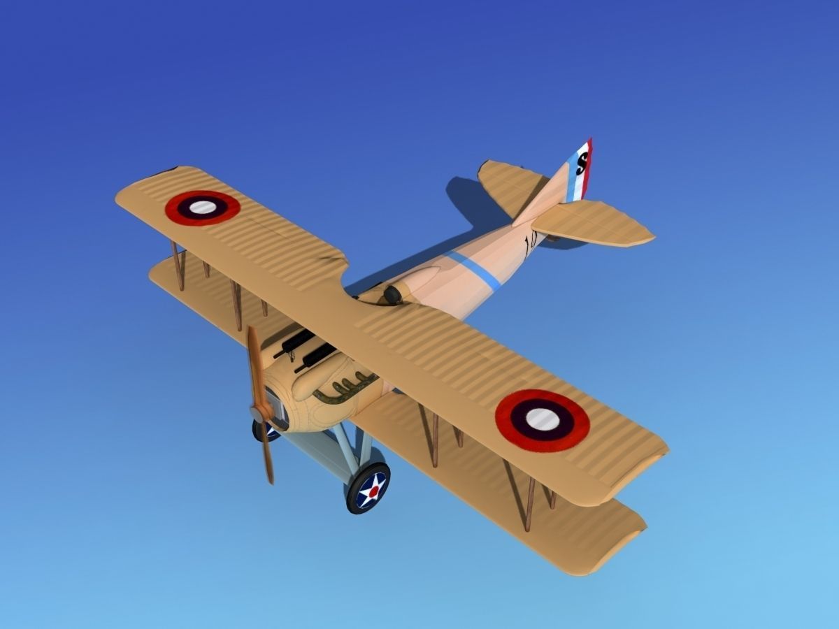 SPAD VII 3D model_10