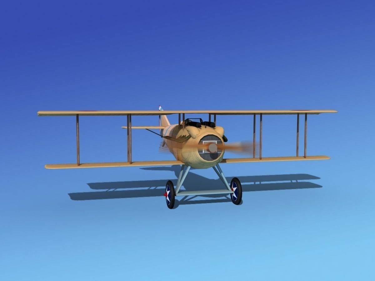 SPAD VII 3D model_2