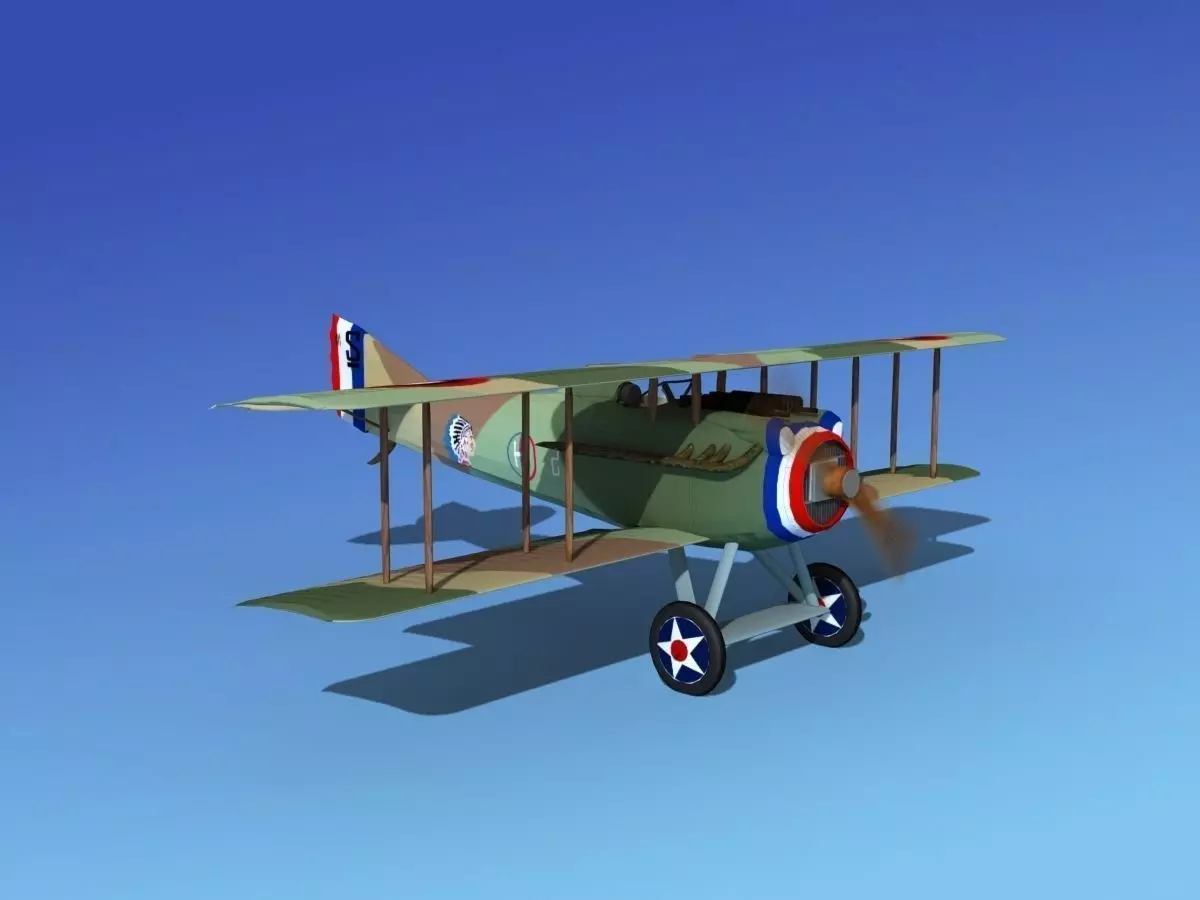 SPAD VII 3D model_0