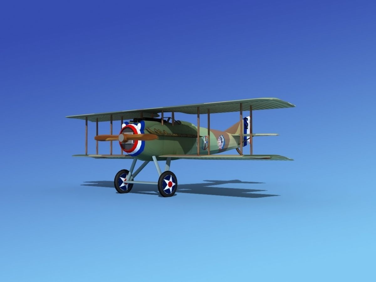 SPAD VII 3D model_1