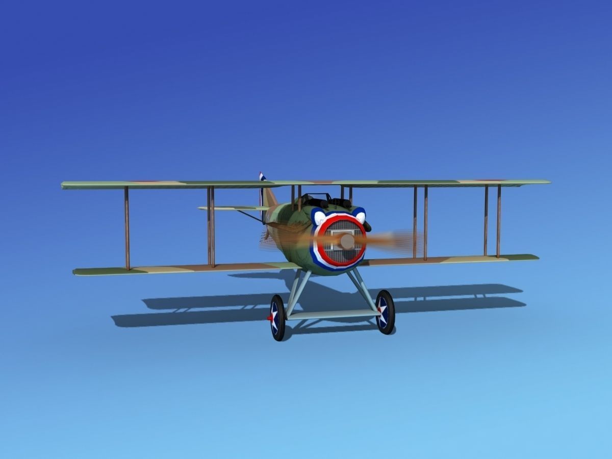 SPAD VII 3D model_3