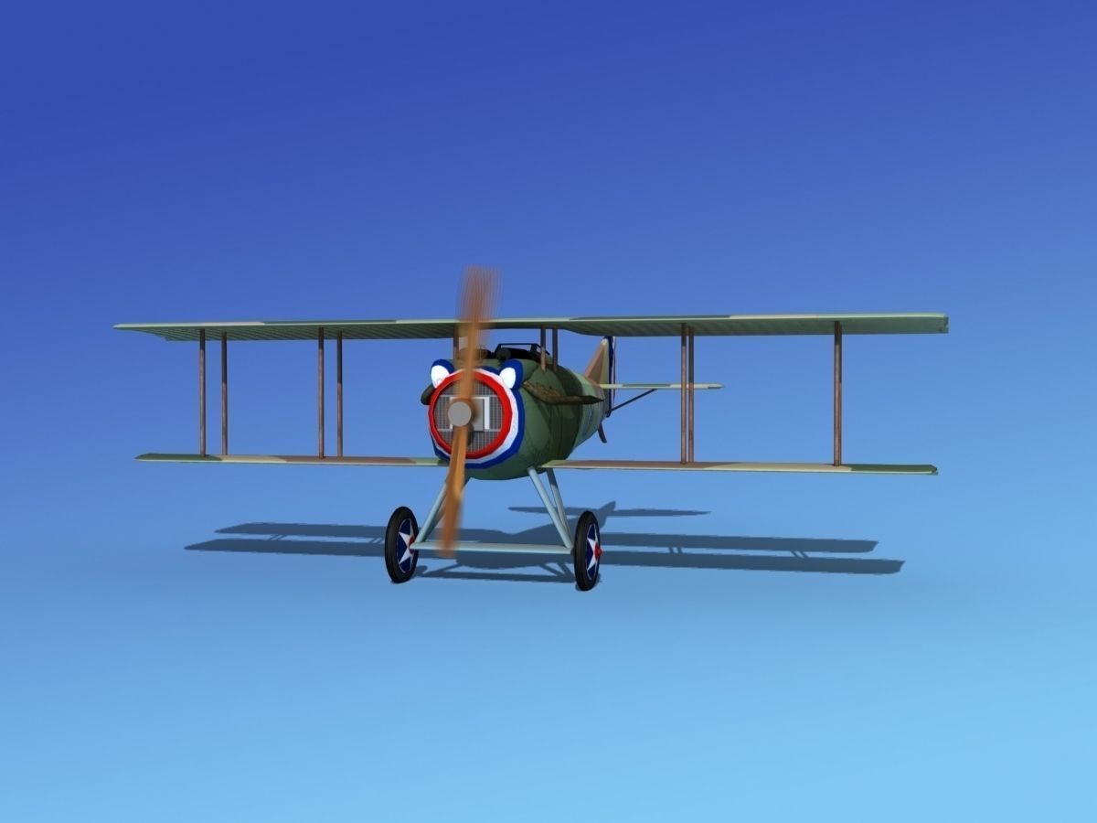 SPAD VII 3D model_2