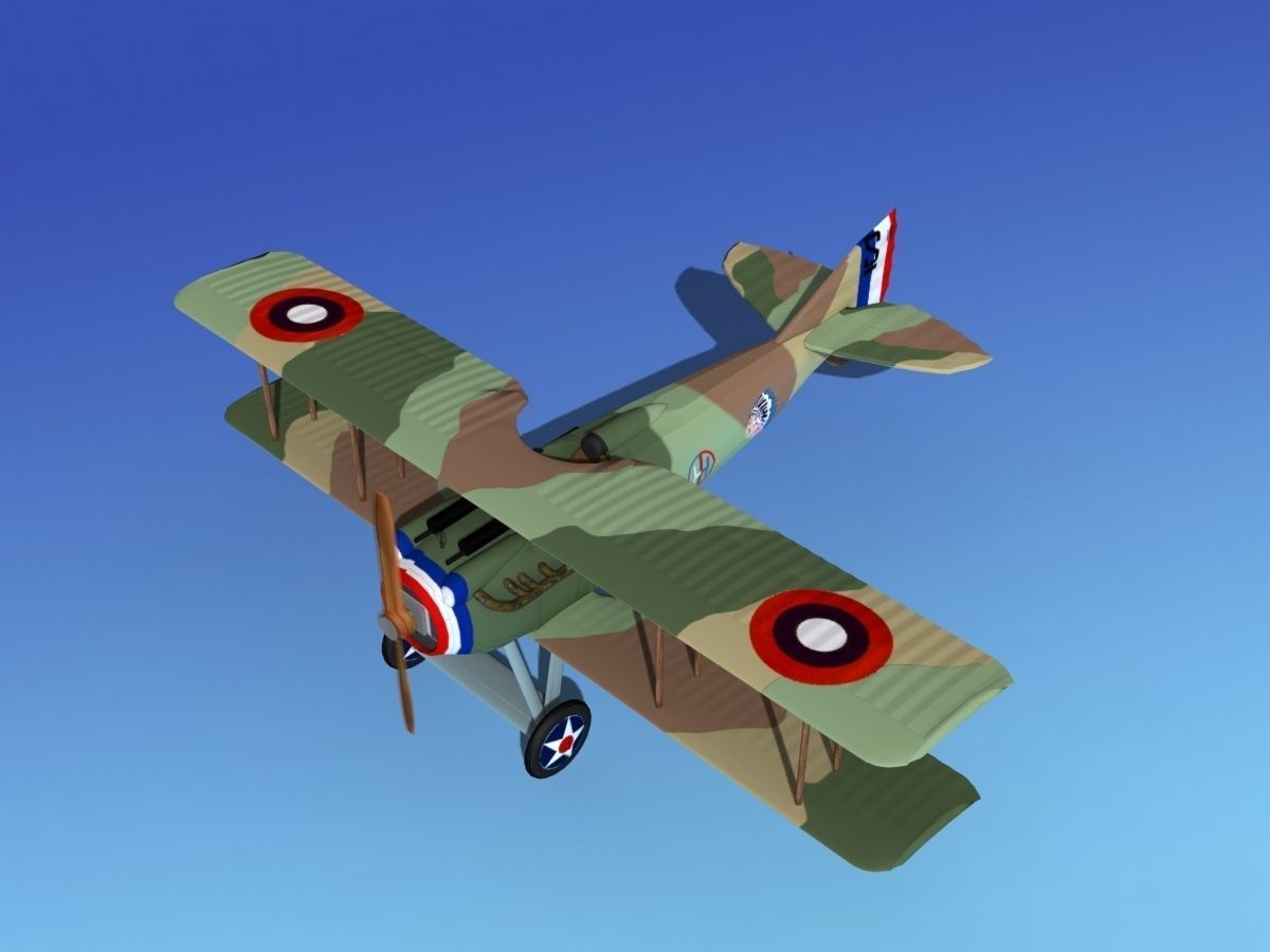SPAD VII 3D model_10
