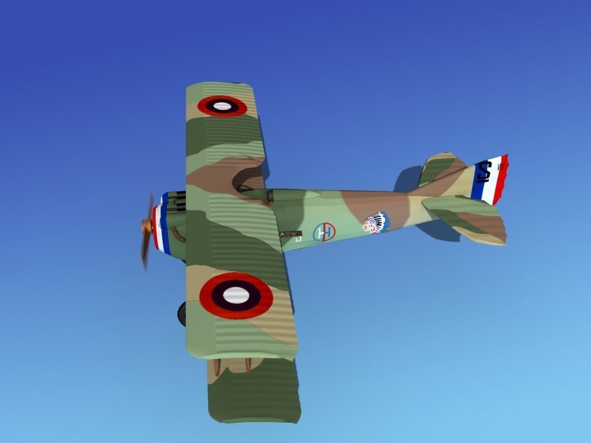 SPAD VII 3D model_8
