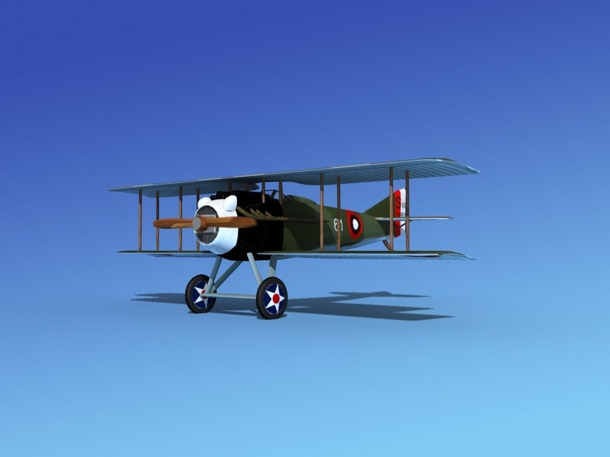 SPAD VII 3D model_1