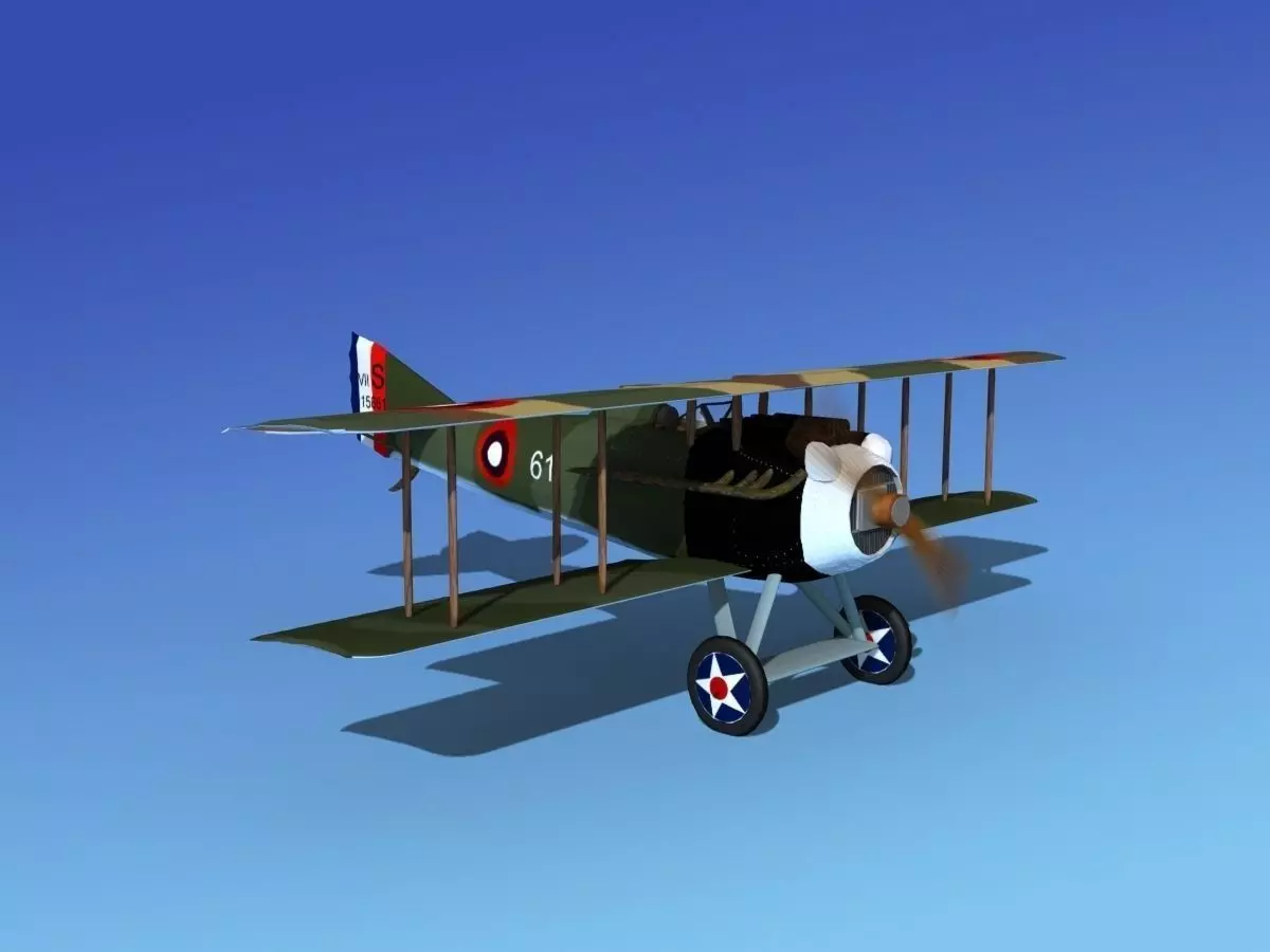 SPAD VII 3D model_0