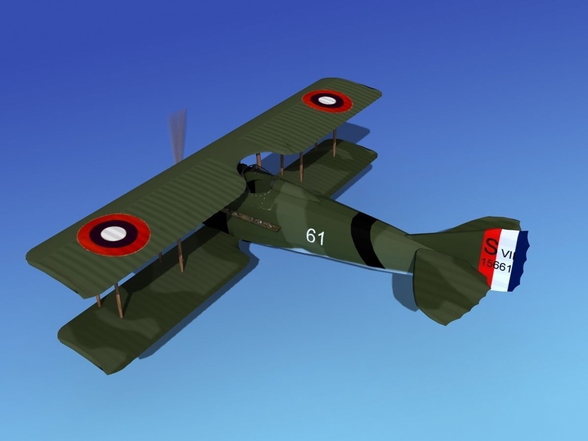 SPAD VII 3D model_10