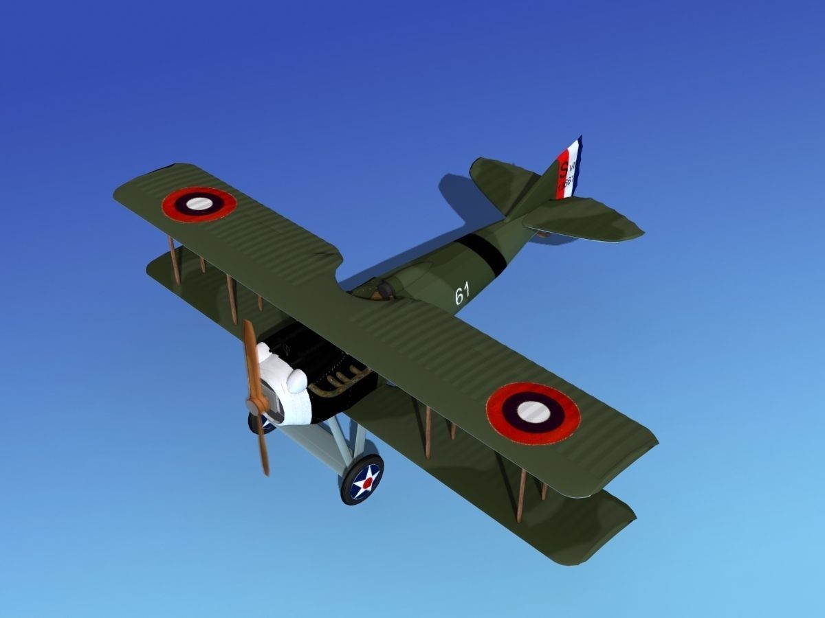 SPAD VII 3D model_9