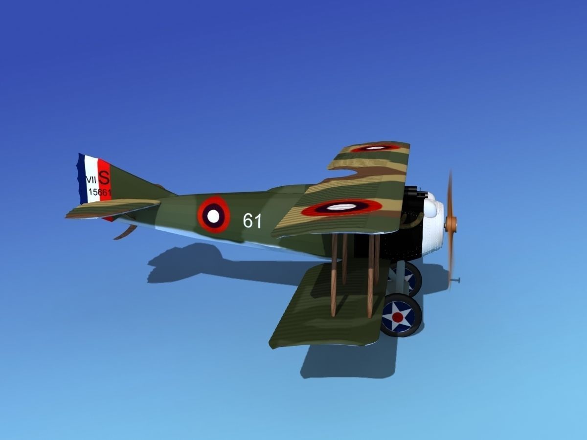 SPAD VII 3D model_4