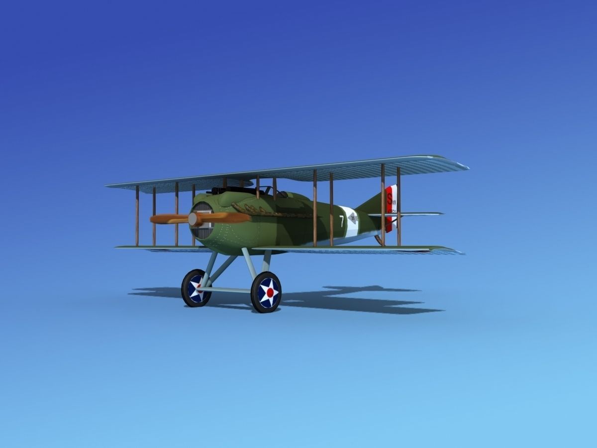 SPAD VII 3D model_2