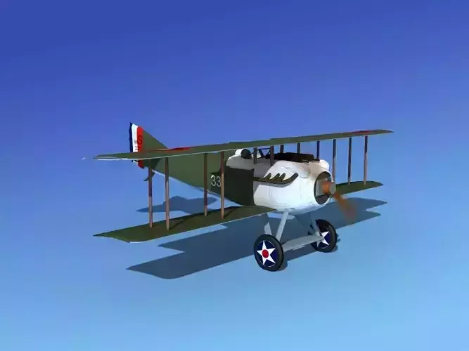 SPAD VII 3D model