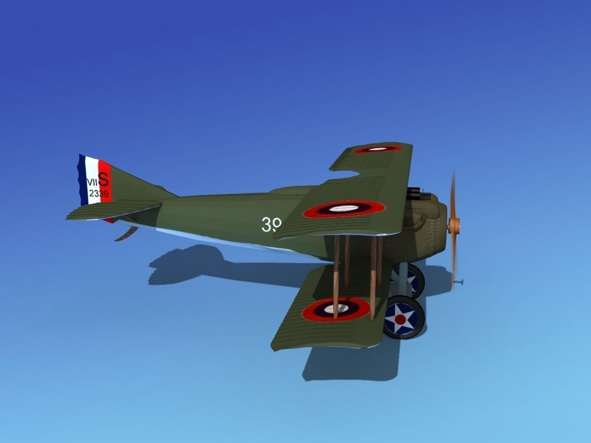 SPAD VII 3D model_4