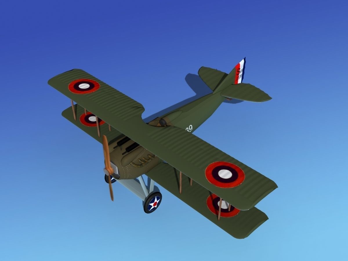SPAD VII 3D model_10