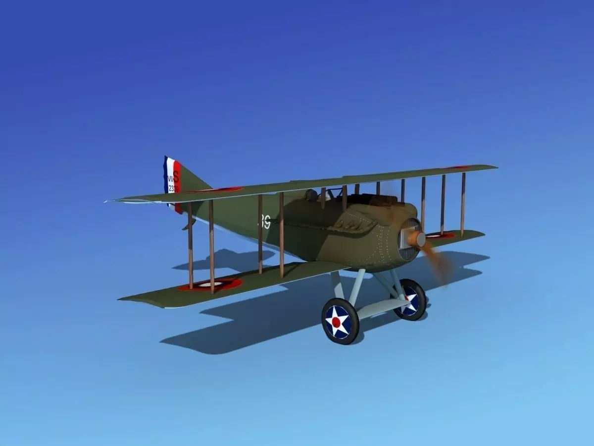 SPAD VII 3D model_0