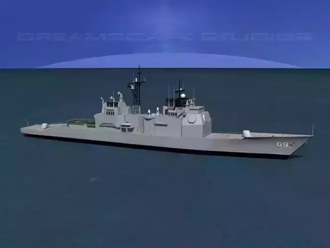 Ticonderoga Class Cruiser CG69 USS Vicksburg