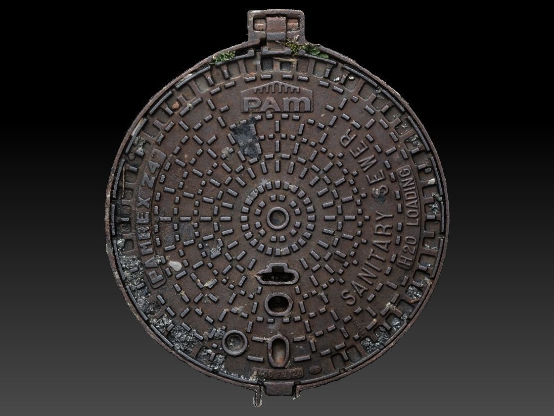 Pamrex Utility Cover 3D model_2