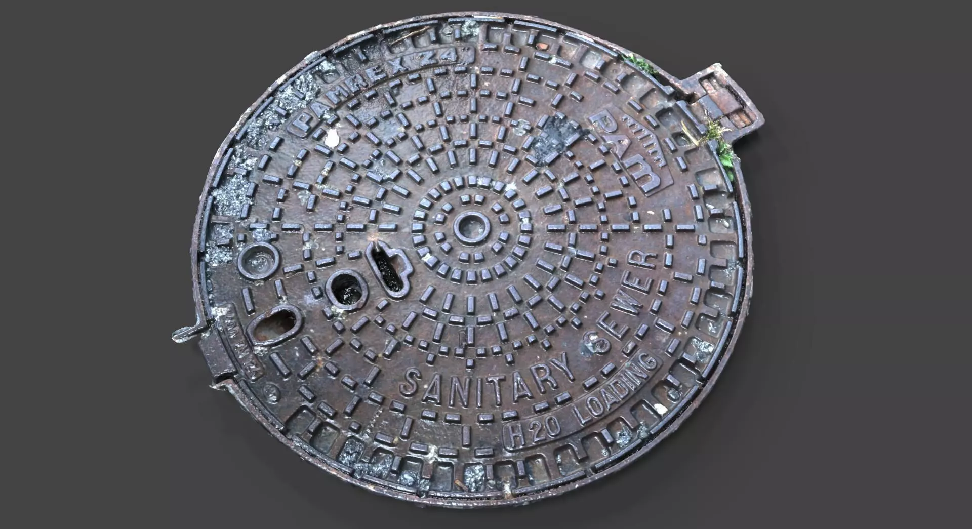 Pamrex Utility Cover 3D model_0