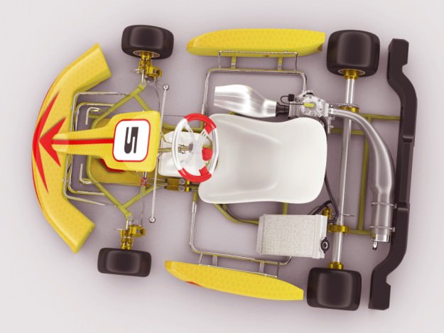 Go-kart go kart 3D model_4
