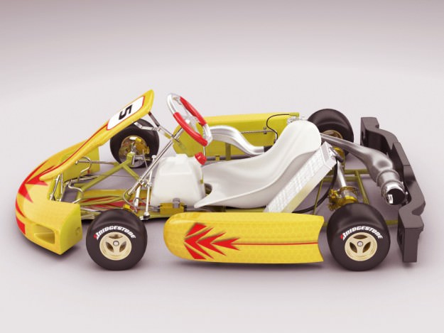 Go-kart go kart 3D model_3
