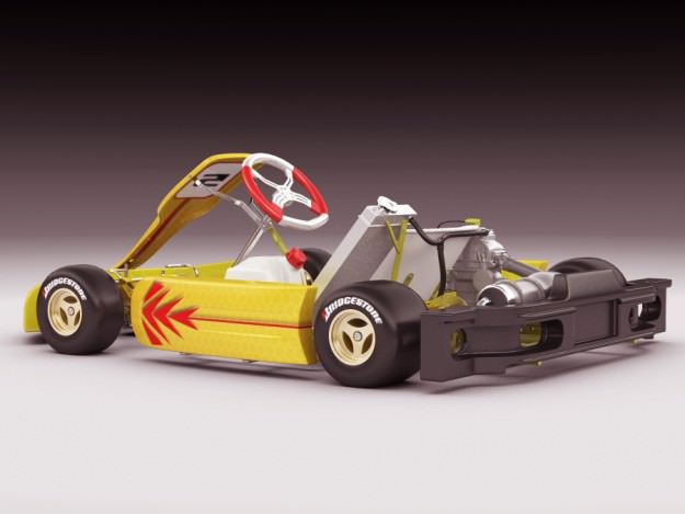 Go-kart go kart 3D model_6