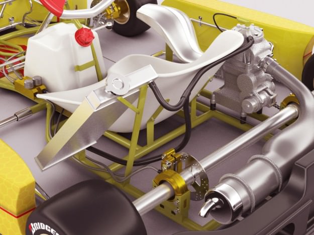 Go-kart go kart 3D model_11