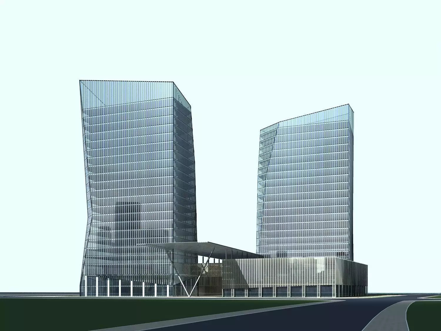 Office Building 3D model | CGTrader