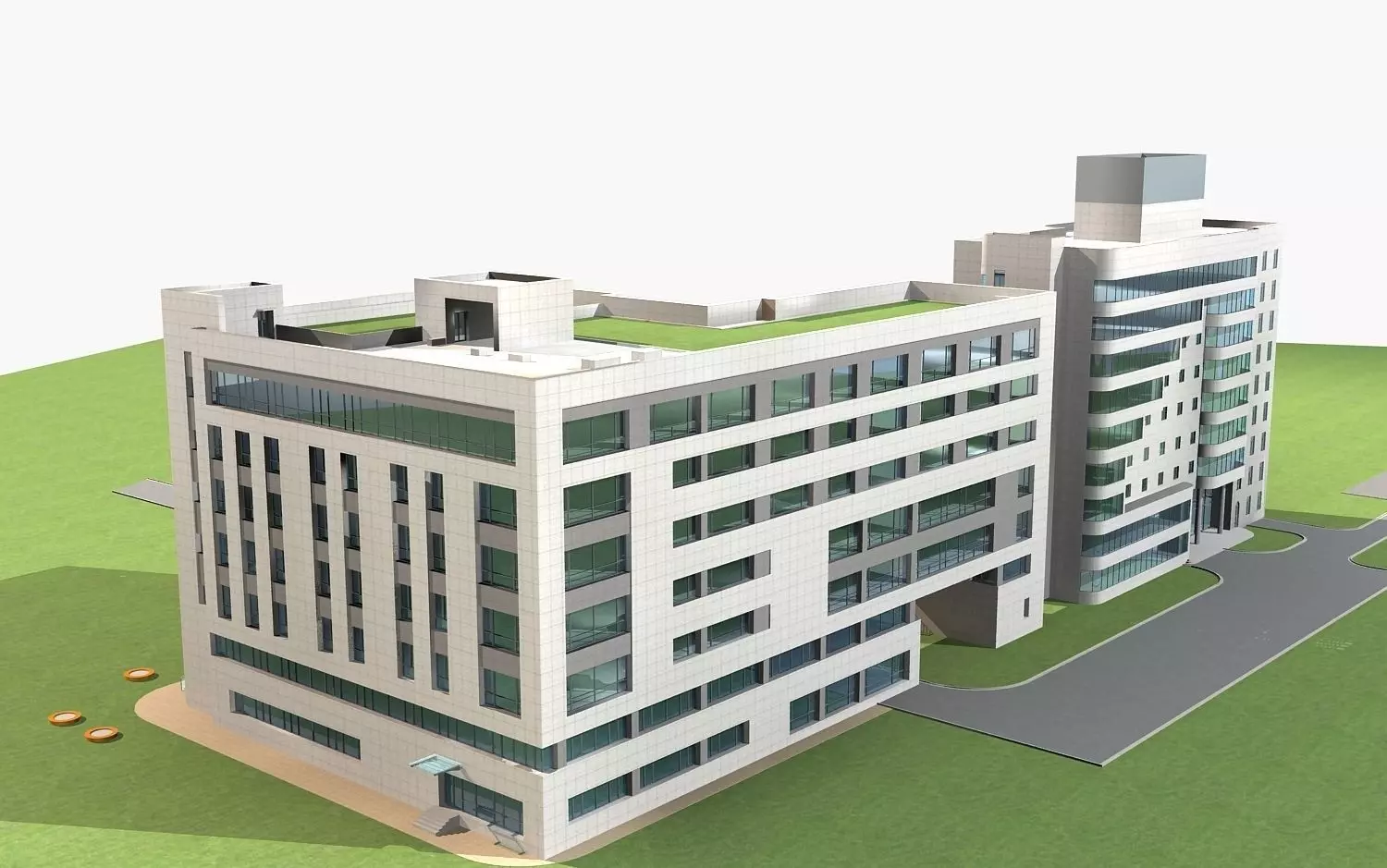 Office Building 3D model_0