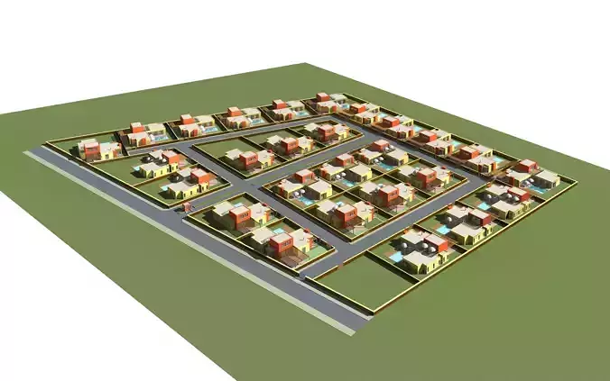 Villa residential neighborhood